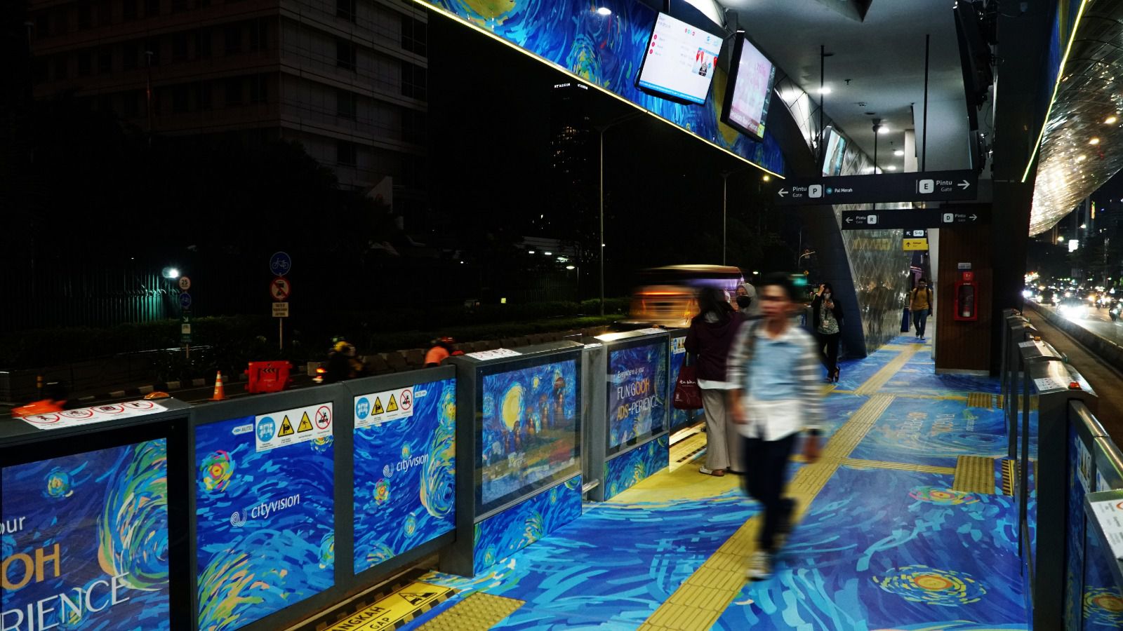 City Vision Luncurkan Halte BRT Immersive Experience
