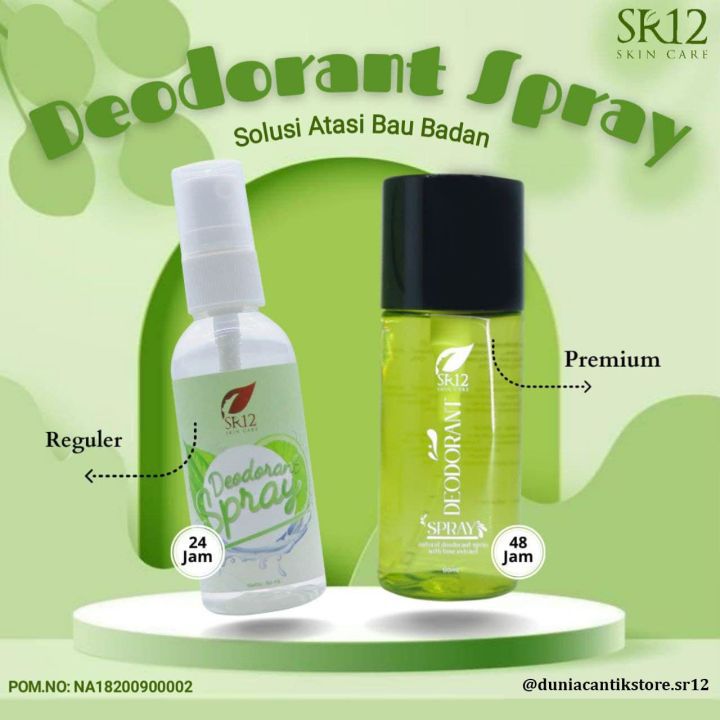 Rekomendasi Deodoran Spray - Deodorant Spray SR12