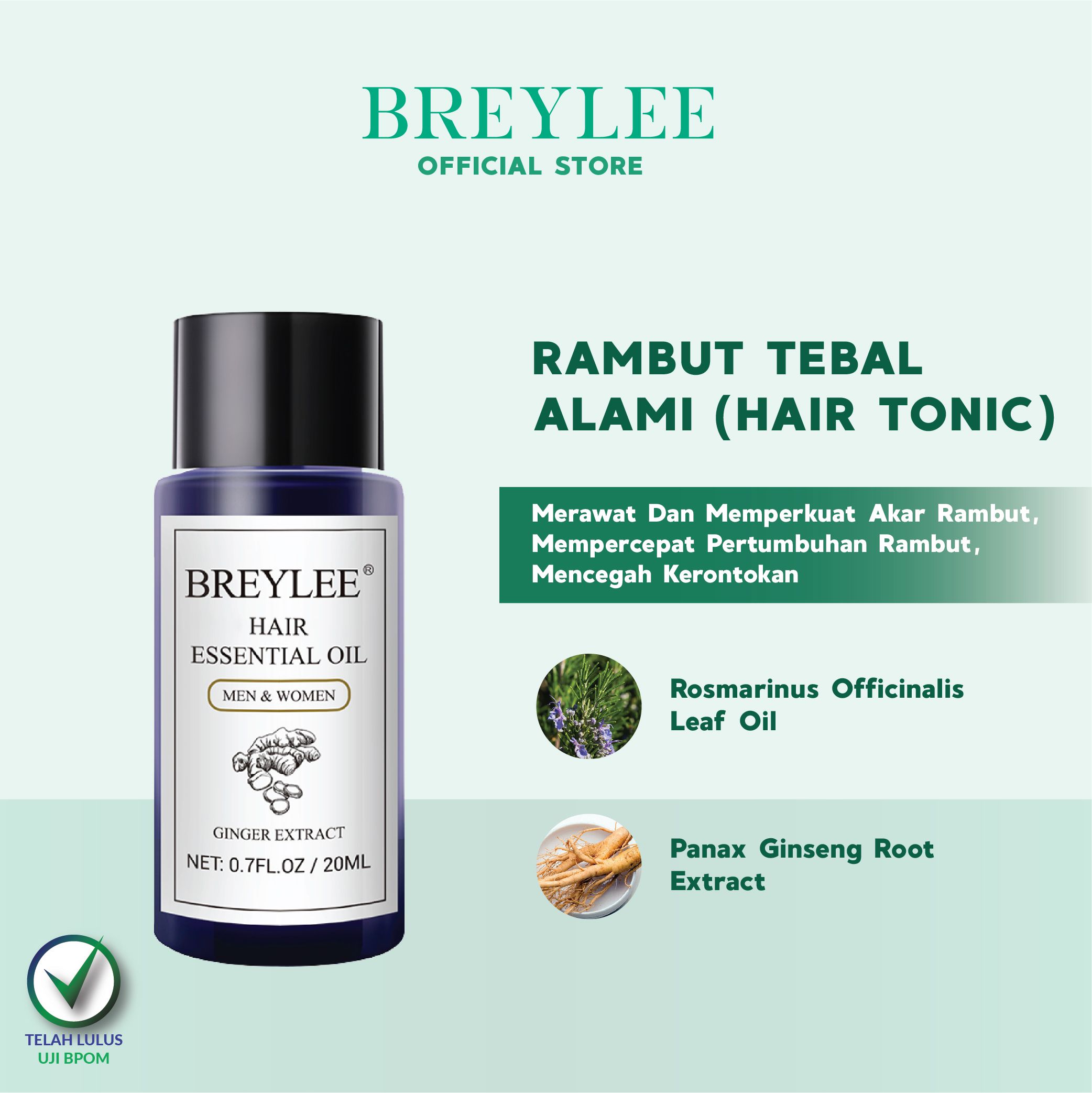 Rekomendasi Serum Penumbuh Rambut - Breylee Hair Essential Oil