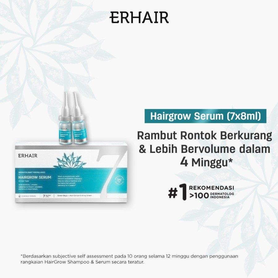 Rekomendasi Serum Penumbuh Rambut - ERHAIR HairGrow Serum 8ML 7S