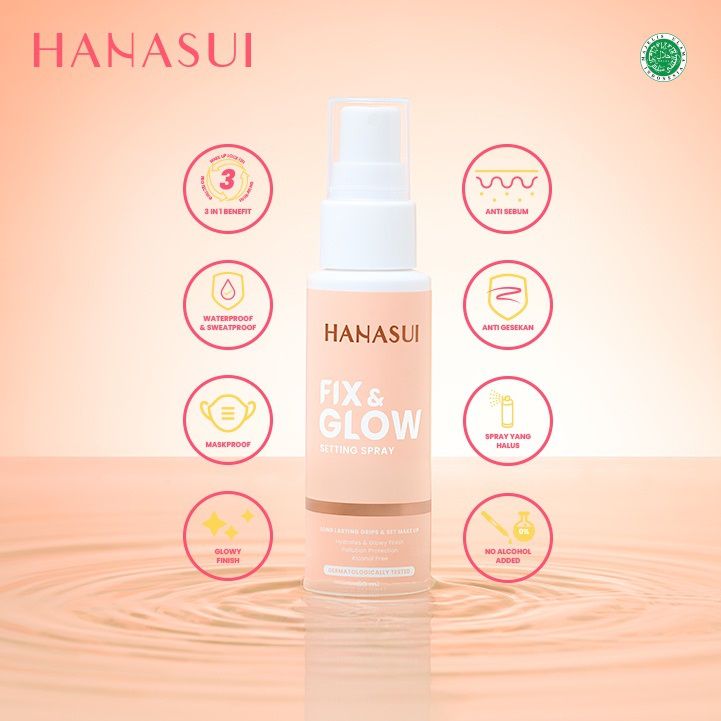 Rekomendasi Setting Spray - Hanasui Fix & Glow Setting Spray