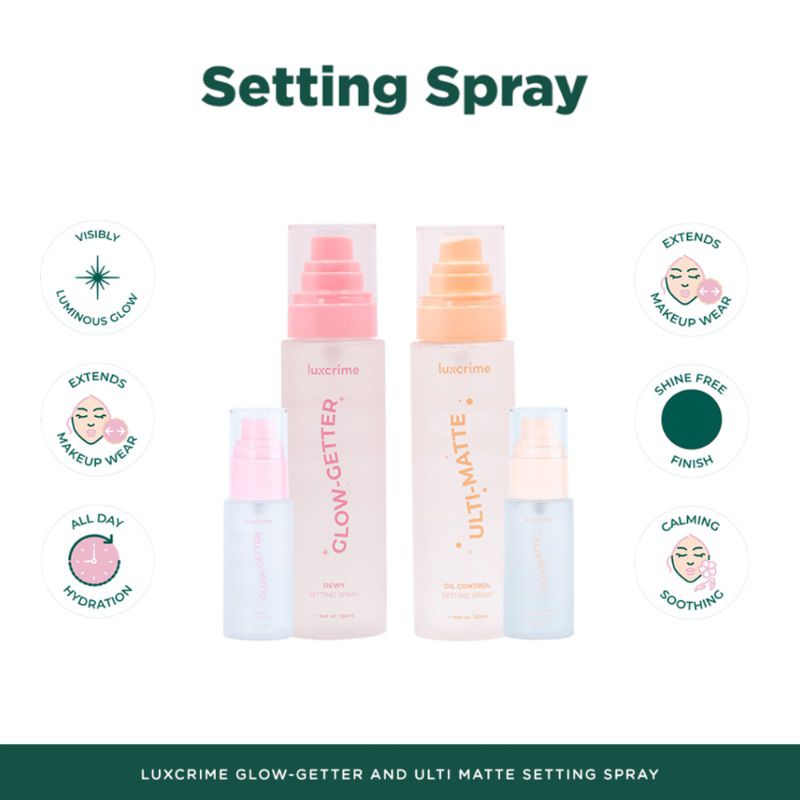 Rekomendasi Setting Spray - Luxcrime Setting Spray
