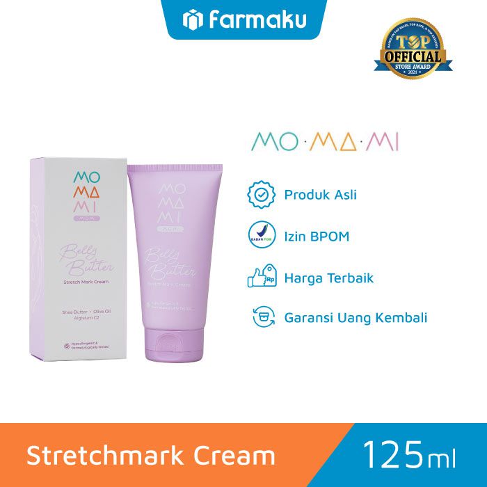 Produk Untuk Mengatasi Stretchmark - Momami Belly Butter Stretch Mark Cream