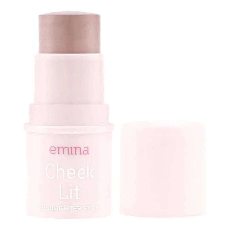 Rekomendasi Highlighter Affordable - Emina Cosmetics Cheek Lit Highlighter Stick Nudetwinkle
