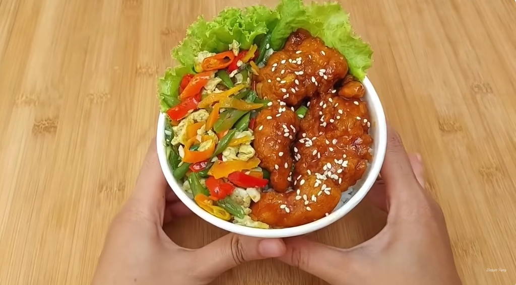 Menu Jumat Berkah Sederhana - Nasi Ayam Saus