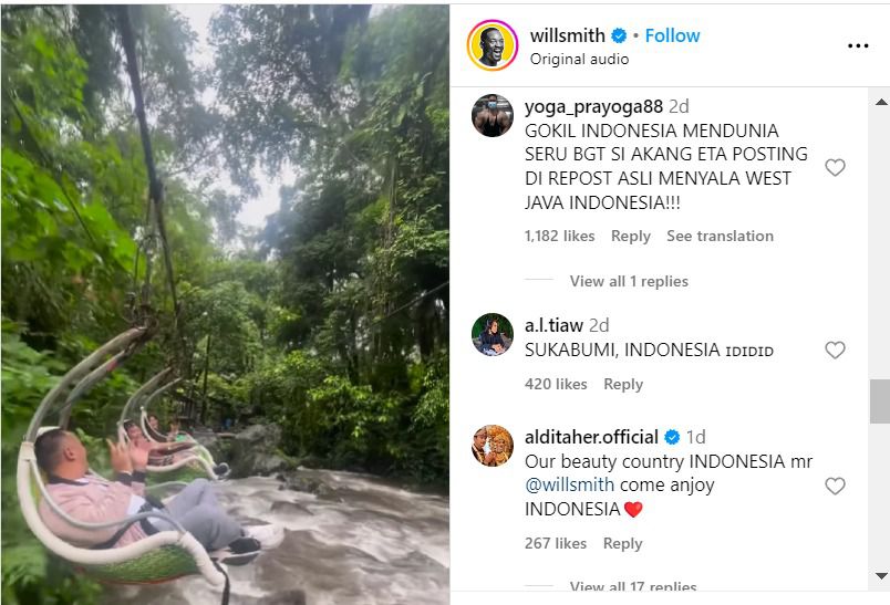 Will Smith Kepo Wisata Sukabumi