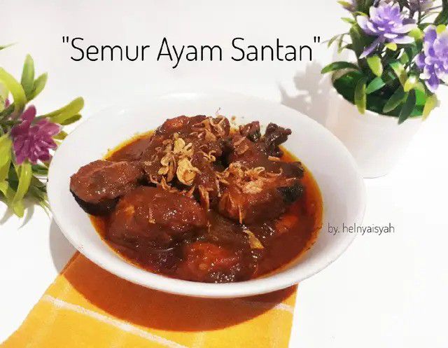 Resep Semur Ayam Santan Sederhana