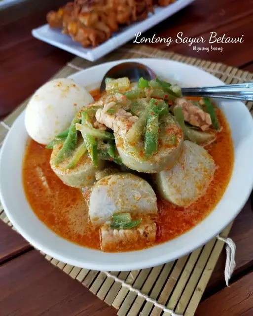 Resep Lontong Sayur Betawi Labu Siam