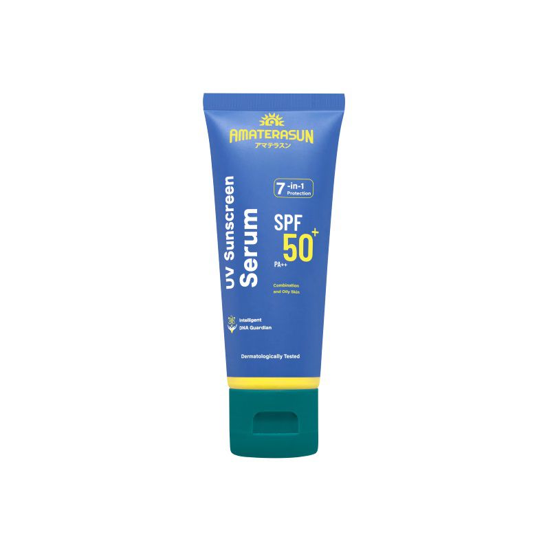 Skincare Untuk Skin Barrier - AMATERASUN UV Sunscreen Serum SPF 50 PA