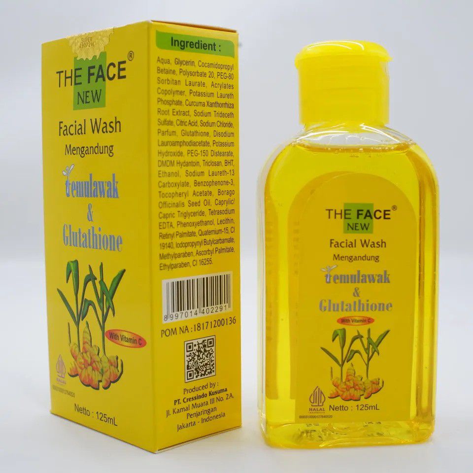 The Face Temulawak Facial Wash with Glutathione