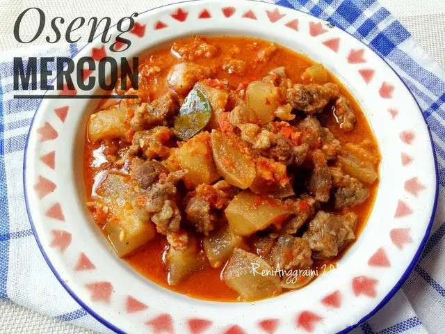 Resep Oseng Kikil dan Tetelan Mercon