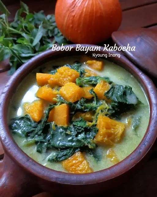 Resep Bobor Bayam Labu Kuning