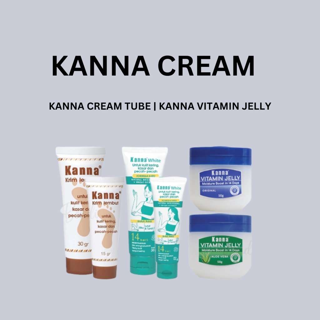 Foot Cream Untuk Tumit Kering Dan Pecah-Pecah - Kanna