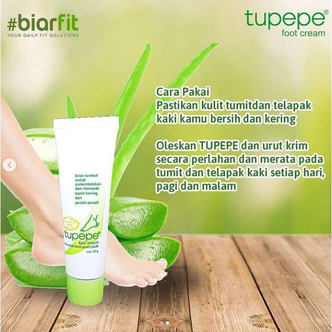 Foot Cream Untuk Tumit Kering Dan Pecah-Pecah - Tupepe Foot