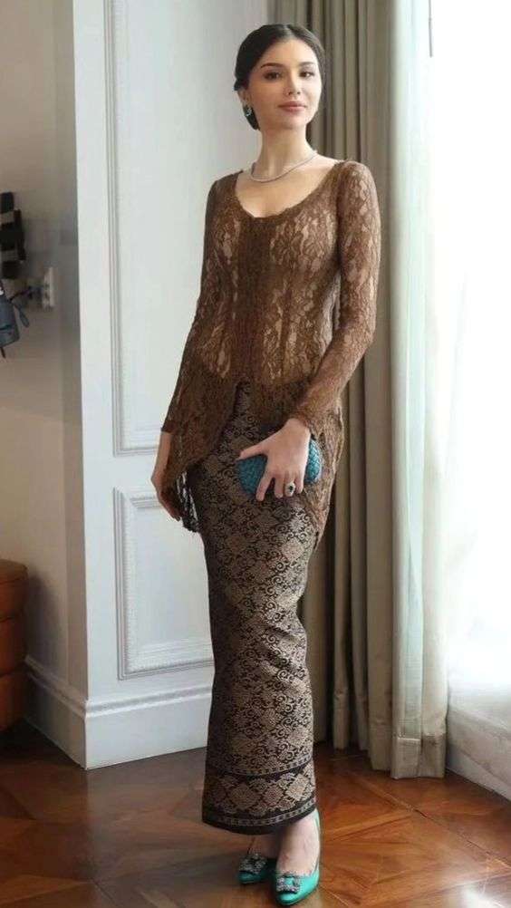 Model Kebaya Tanpa Payet - Kebaya Simpel Kondangan