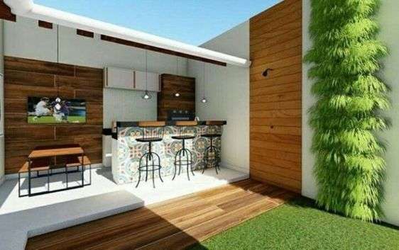 Dapur Semi Outdoor Minimalis