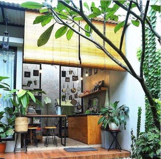 Dapur Semi Outdoor Minimalis