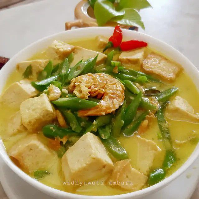 Resep Buncis Tahu Kuah Santan