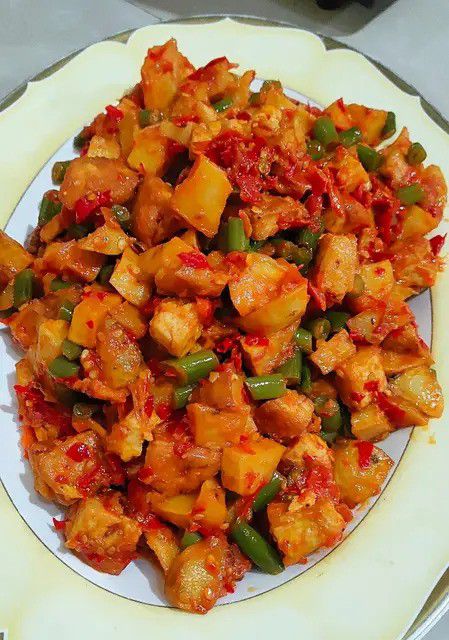 Resep Tahu Buncis Balado Simple