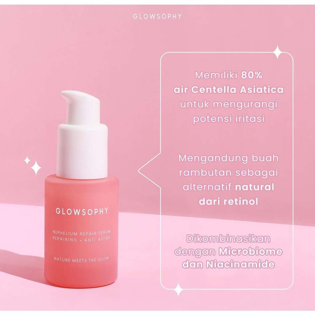 Serum Retinol Di Bawah Rp50 Ribu - Glowsophy Nephelium Repair Serum