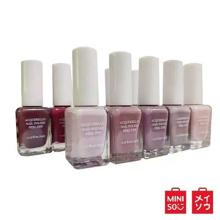 Rekomendasi Kutek Peel-off - Miniso Acquerello Peel Off Nail Polish