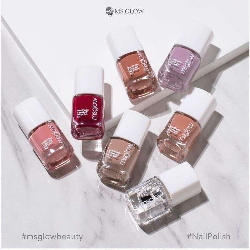 Rekomendasi Kutek Peel-off - Ms Glow Nail Polish Halal