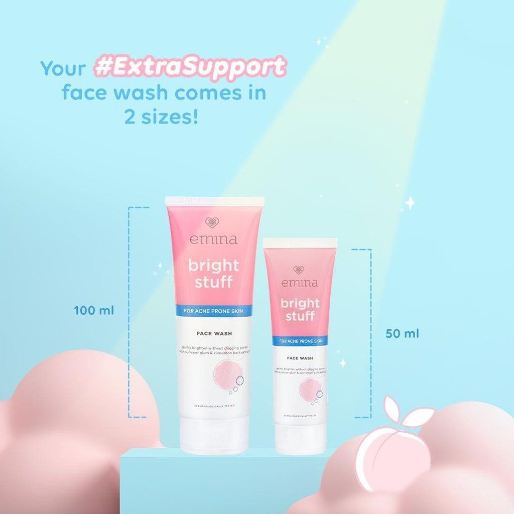Produk Emina Untuk Usia 12 Tahun - Bright Stuff for Acne Skin Face Wash