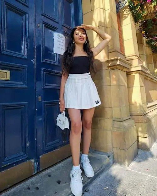 Inspirasi Mix N Match Tennis Skirt - Sabrina Top dengan Tennis Skirt