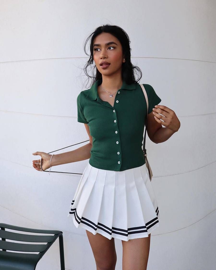 Inspirasi Mix N Match Tennis Skirt - Tennis Skirt dengan Kaos Polo