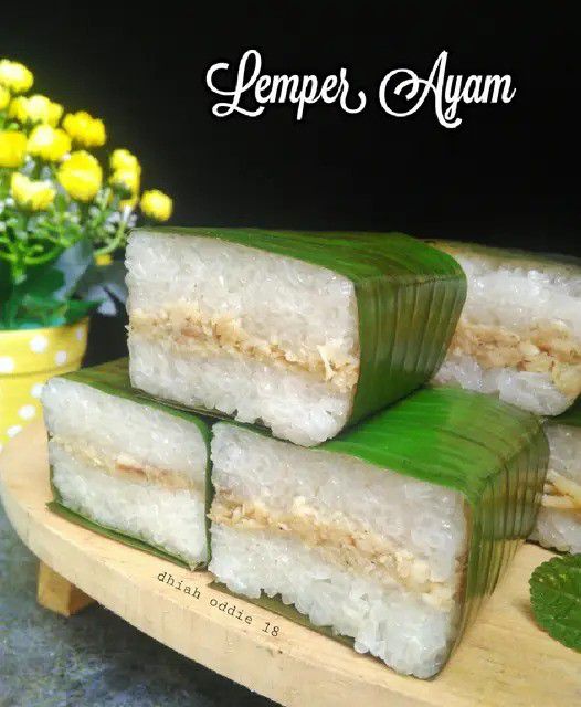 Resep Lemper Ayam untuk 100 porsi