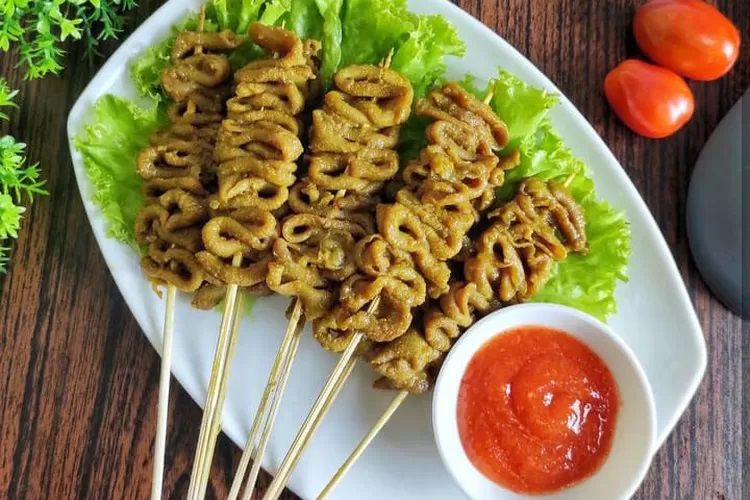 Resep Sate Usus Bumbu Kuning