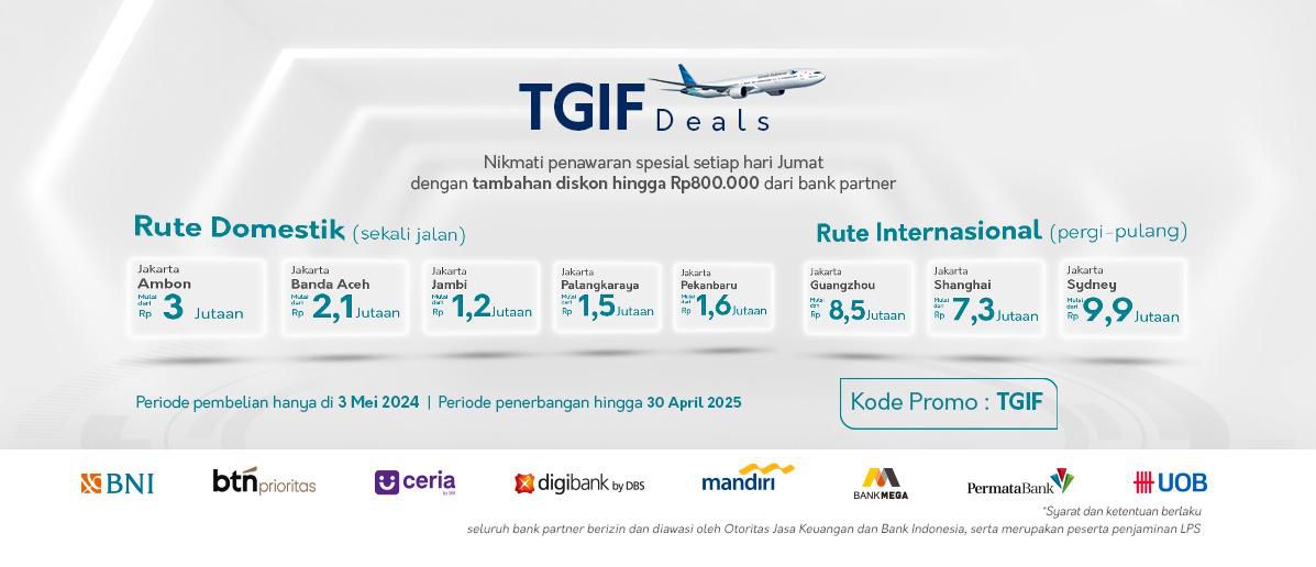 Promo Tiket Pesawat Garuda Mei 2024