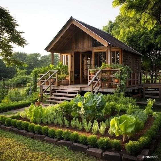 Model Rumah Kayu Sederhana di Kampung