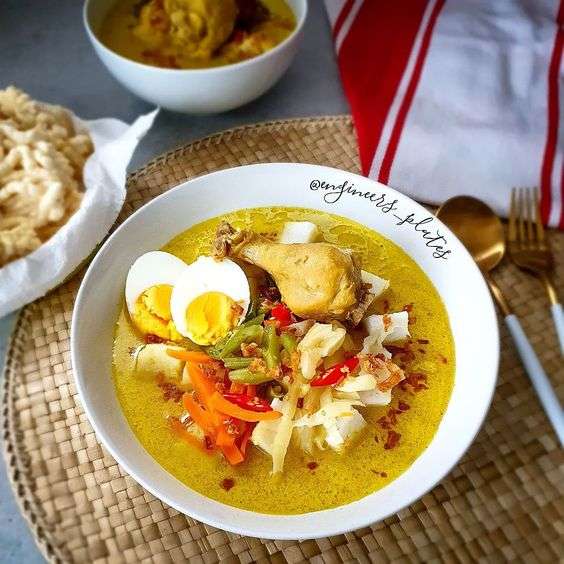 Resep Lontong Opor