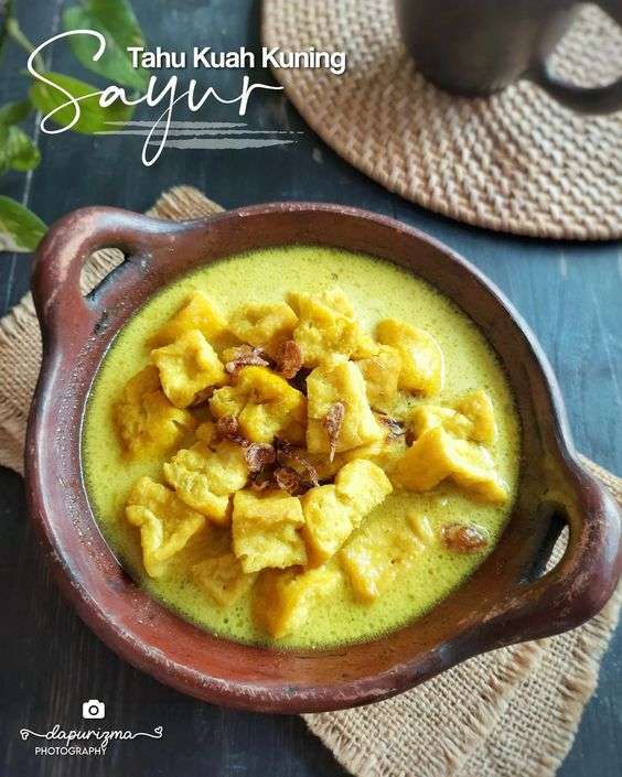 Resep Sayur Kuning Tahu