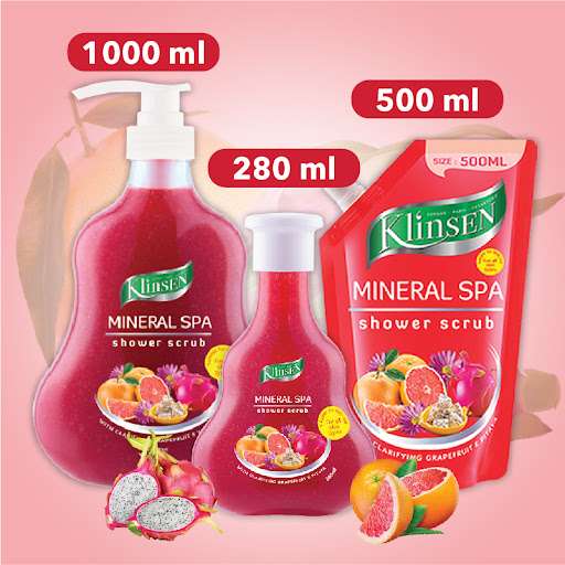 Sabun Mandi Dengan Wangi Tahan Lama - Klinsen Shower Scrub Mineral Spa