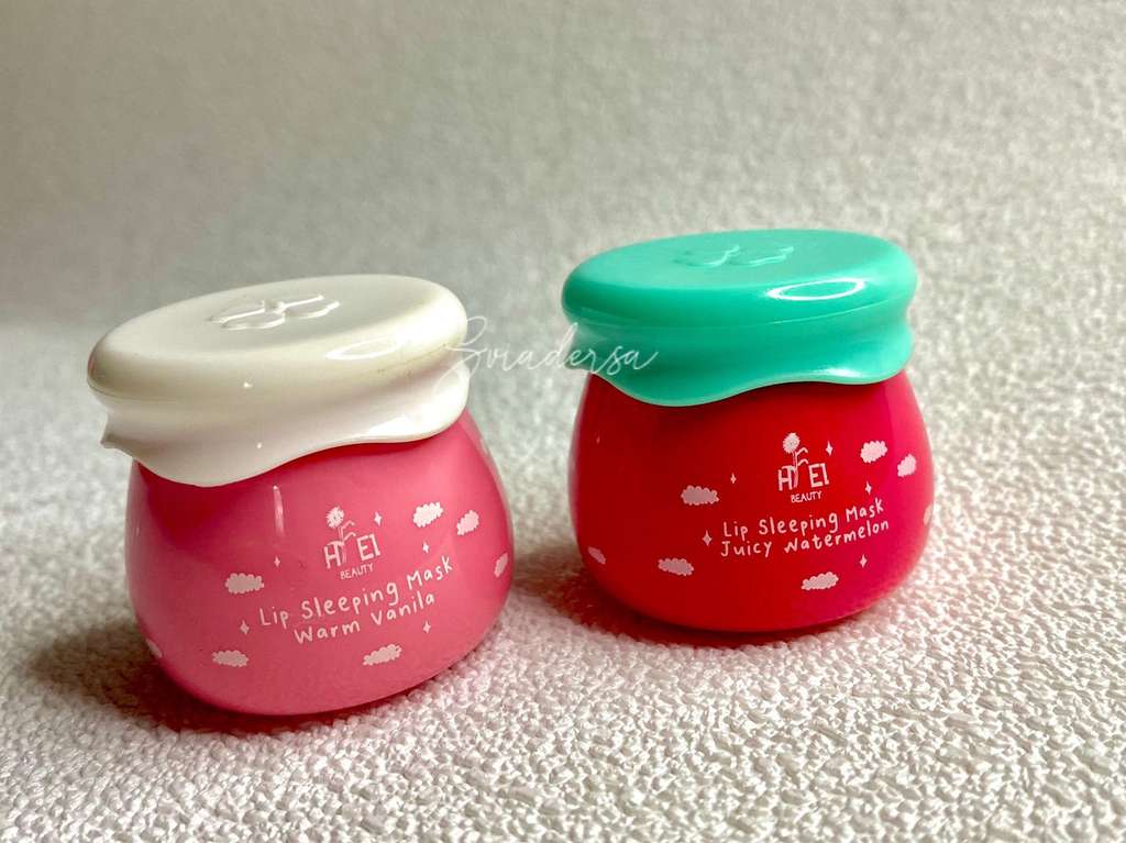 Rekomendasi Masker Bibir - Hiel Beauty Lip Sleeping Mask Juicy Watermelon