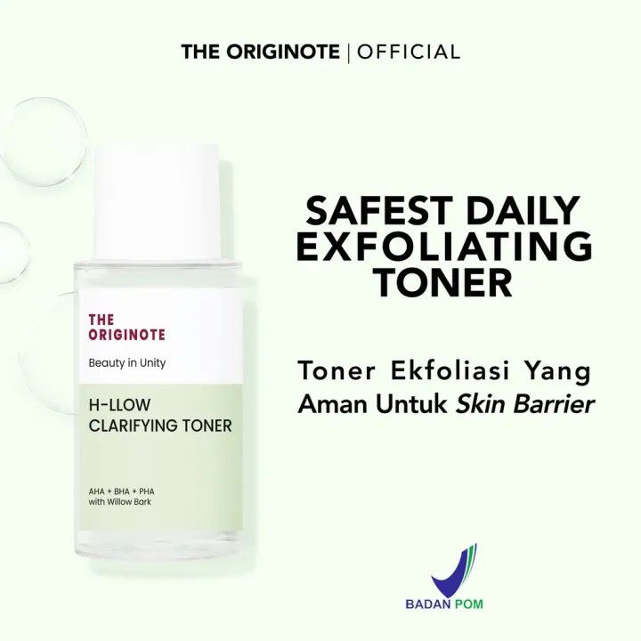 Urutan Skincare The Originote Malam - The Originote H-llow Clarifying Toner