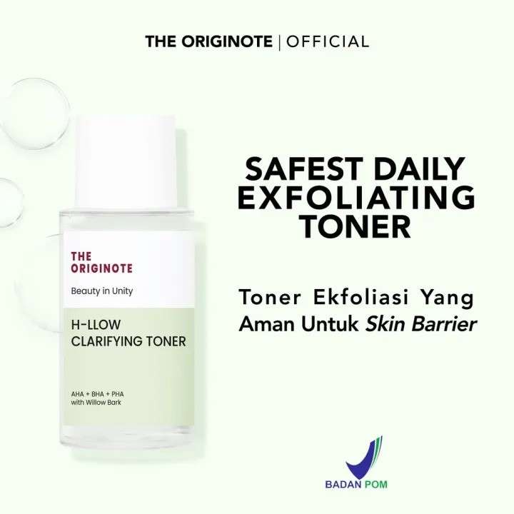 Urutan Skincare The Originote Malam - The Originote H-llow Clarifying Toner