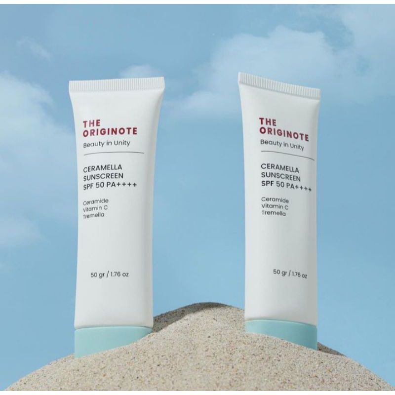 Urutan Skincare The Originote Pagi - The Originote Ceramella Sunscreen SPF 50 PA