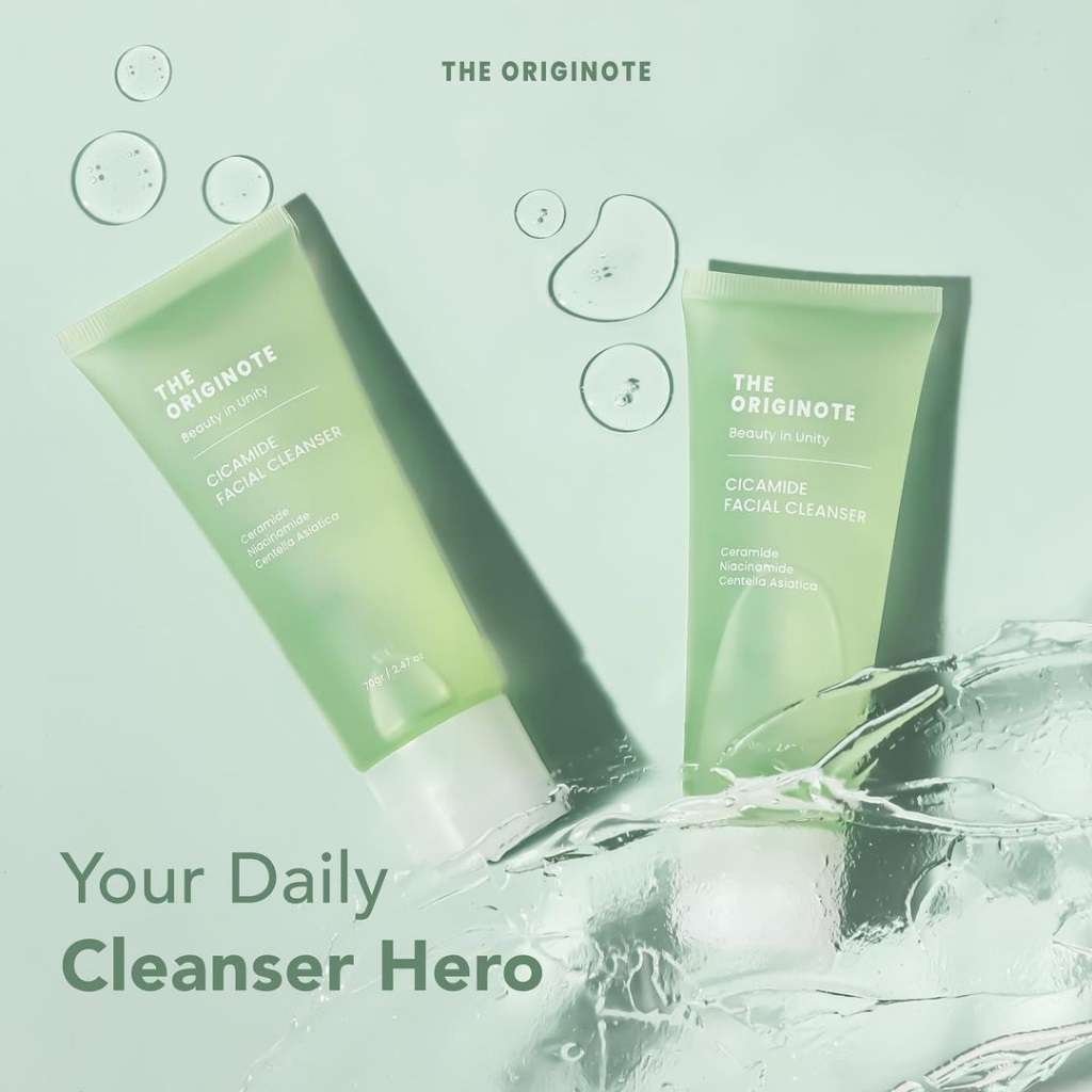 Urutan Skincare The Originote Pagi - The Originote Cicamide Facial Cleanser