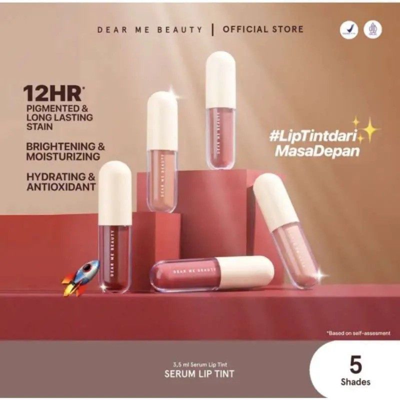 Rekomendasi Liptint Lokal - Dear Me Beauty Serum Lip Tint
