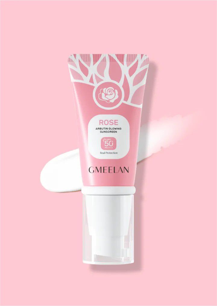 Gmeelan Skincare - Rose Arbutin Glowing Sunscreen