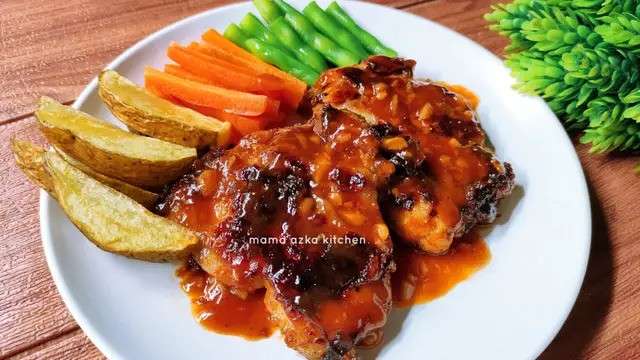 Resep Chicken Steak with BBQ Sauce