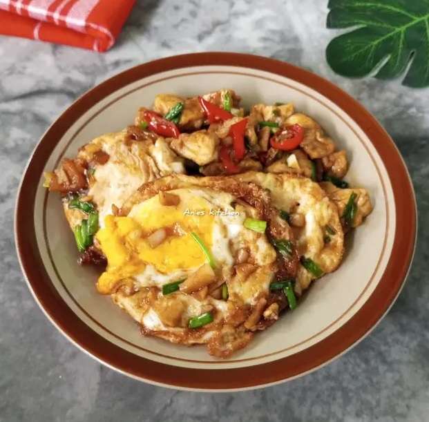 Resep Telur Ceplok Kecap Bawang Bombay