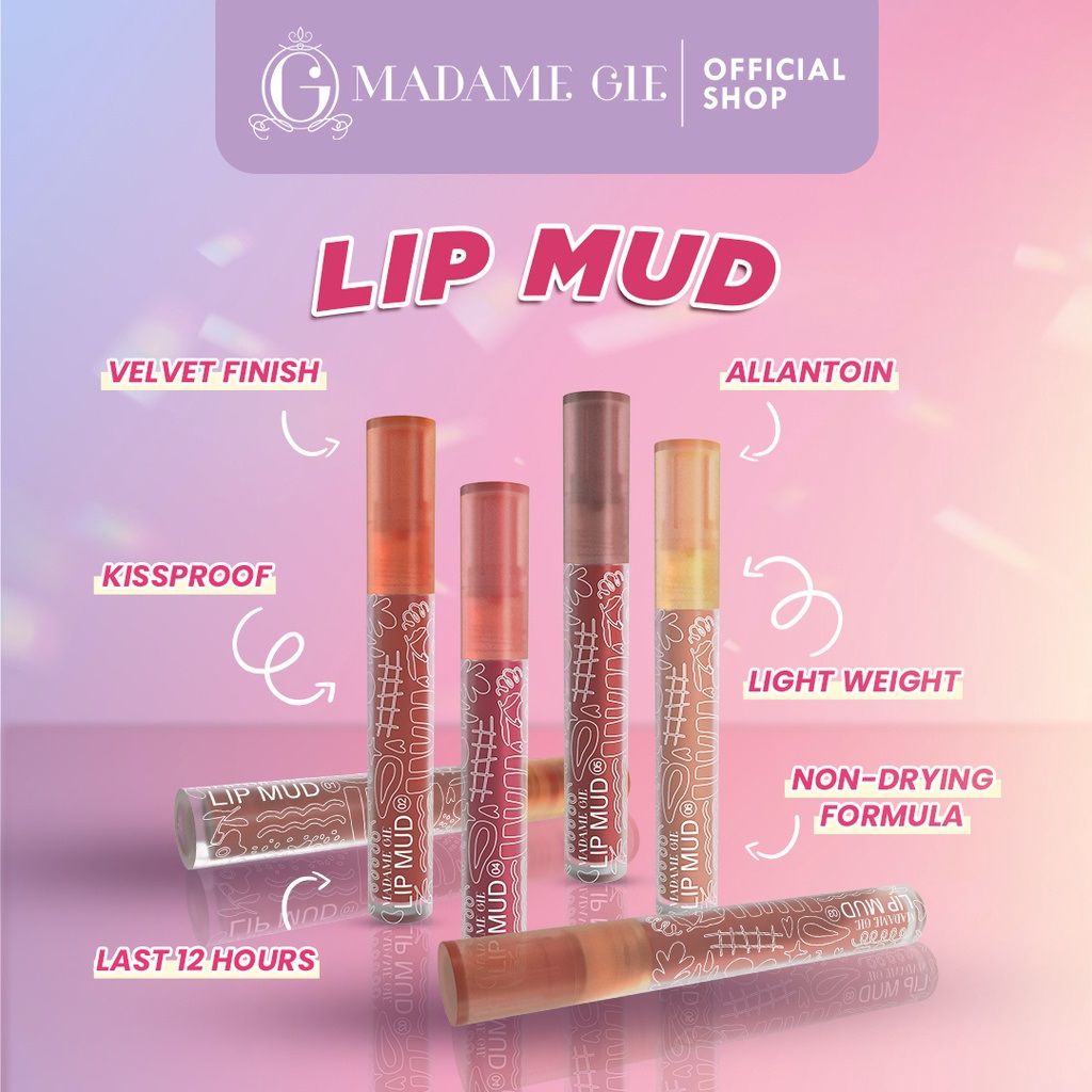 Lipstik Di Bawah Rp20 Ribu - Madame Gie Lip Mud