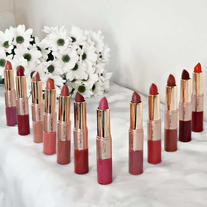 Lipstik Di Bawah Rp20 Ribu - O.TWO.O 2in1 Lipstick