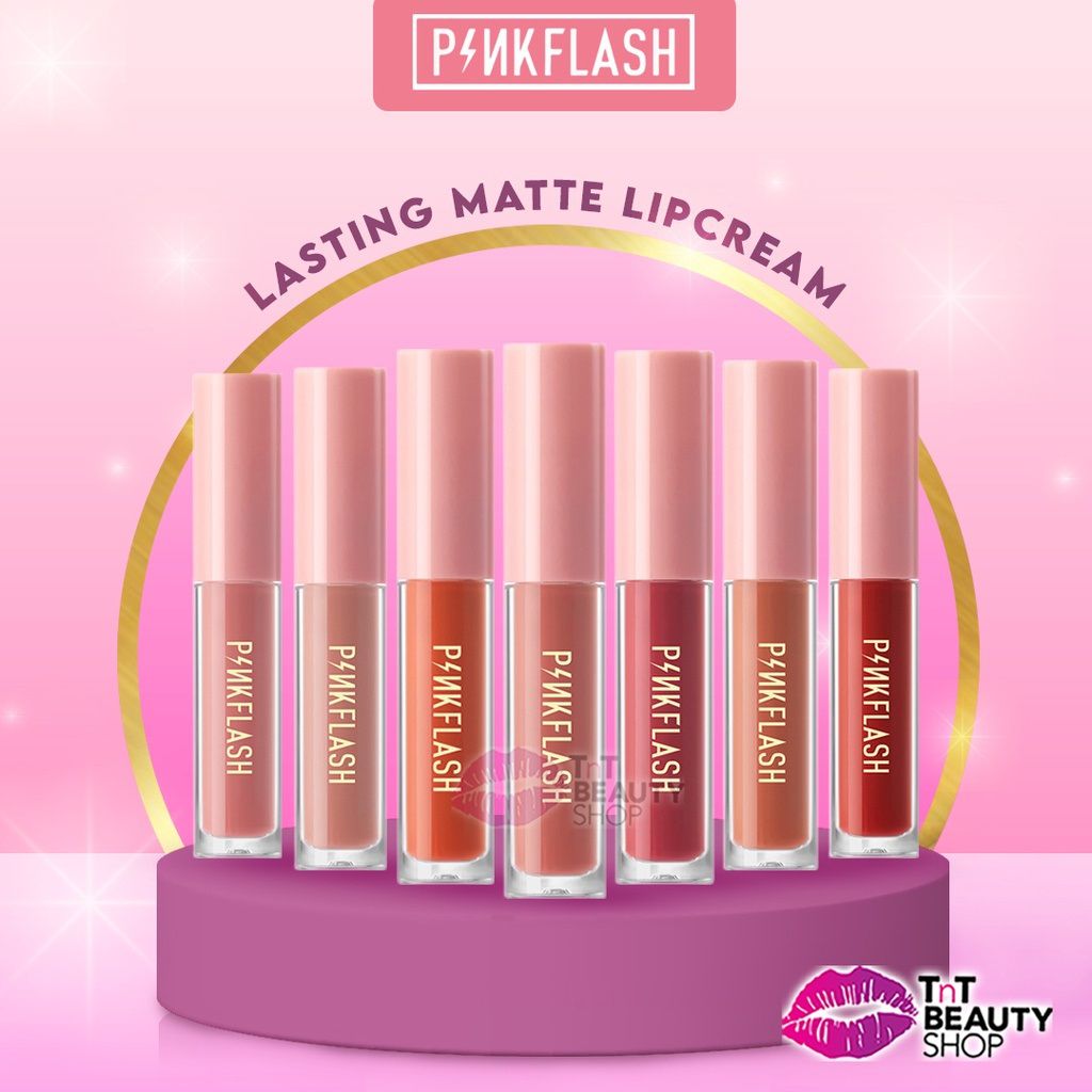 Lipstik Di Bawah Rp20 Ribu - Pinkflash Lasting Matte Lip Cream