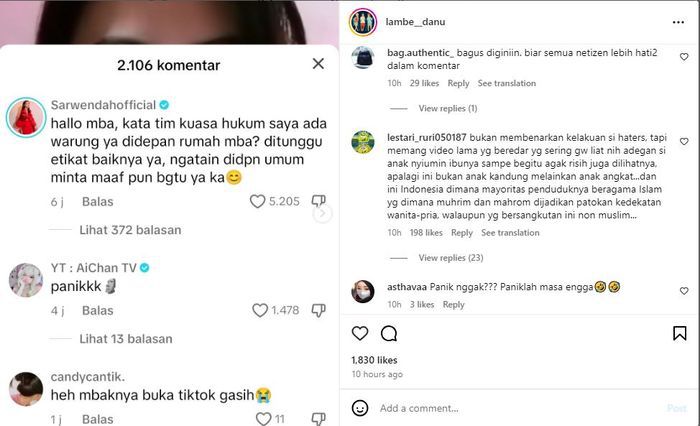 Sarwendah Ancam Penjarakan Haters