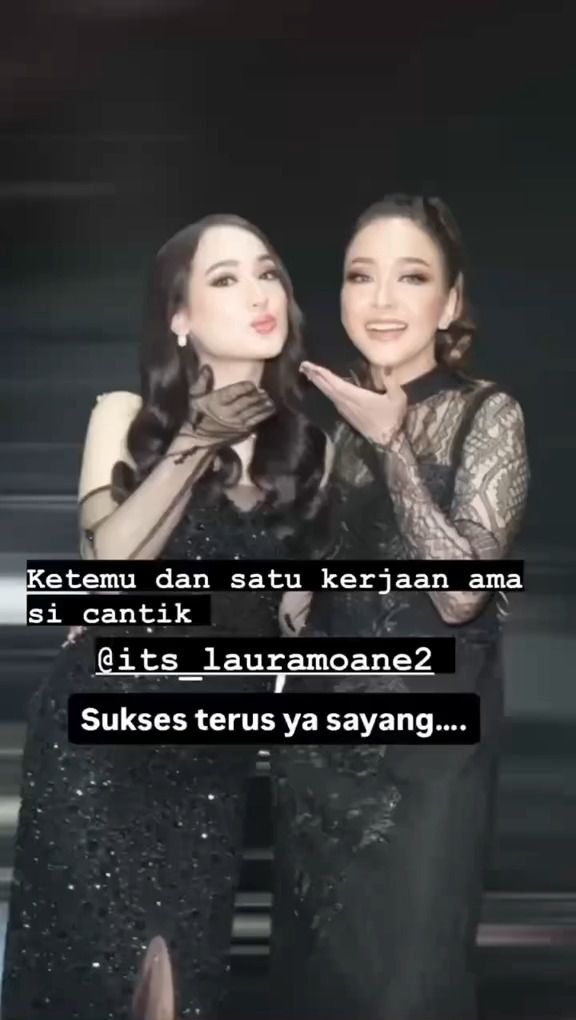 Laura Moane Satu Acara dengan Maia Estianty